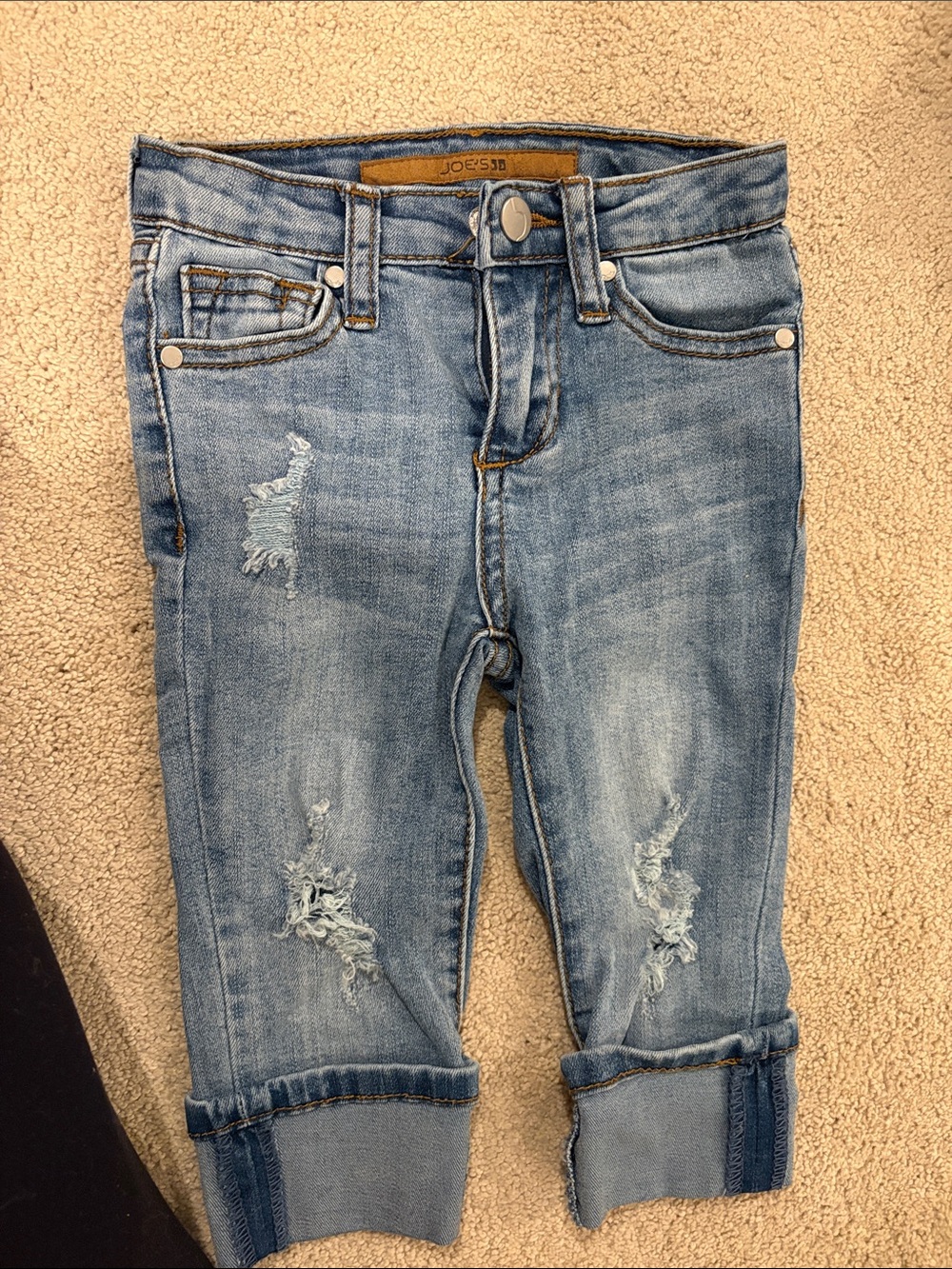 Joe's Jeans Light Blue Distressed Kids Jeans